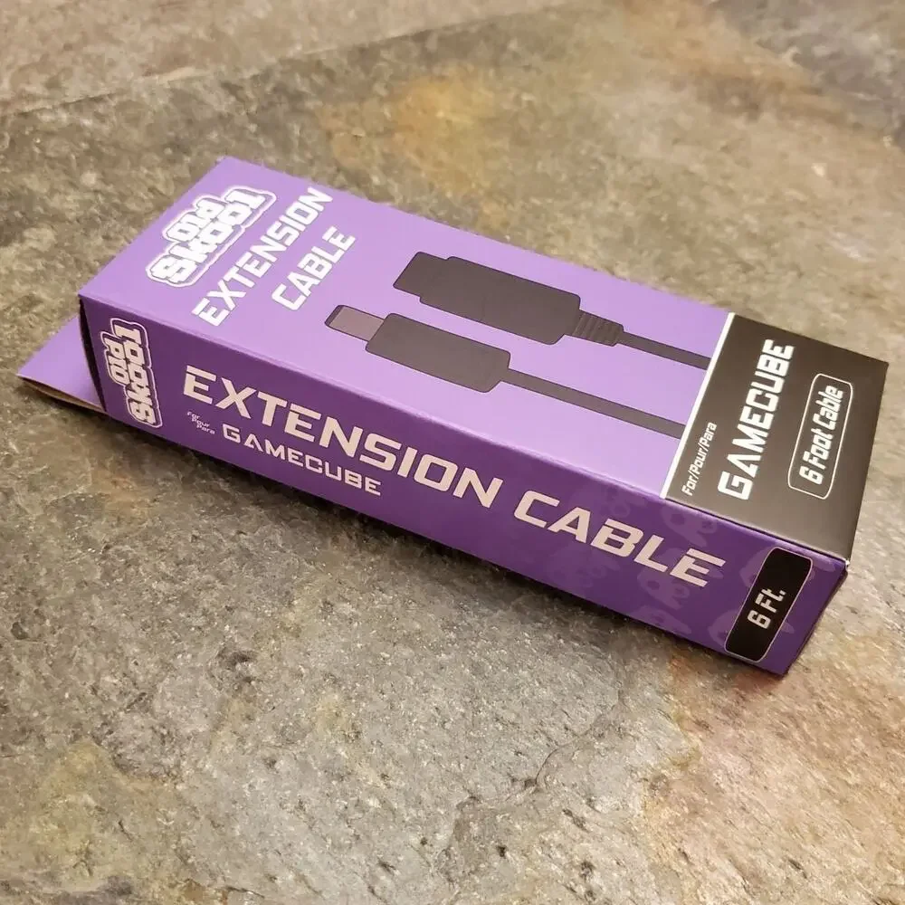 Gamecube Extension Cable, 6-Foot (NEW) - Nintendo - Old Skool